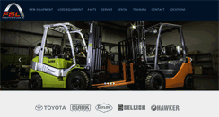 Desktop Screenshot of forkliftsofstlouis.com