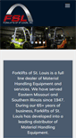 Mobile Screenshot of forkliftsofstlouis.com